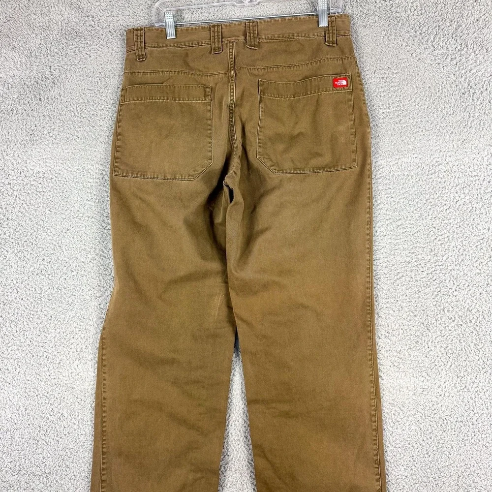 The North Face Pants Mens 32x28‎ Brown Cotton Khaki Straight Workwear Relaxed